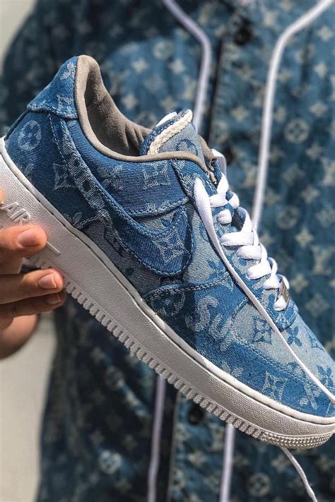 nike air force 1 louis vuitton denim